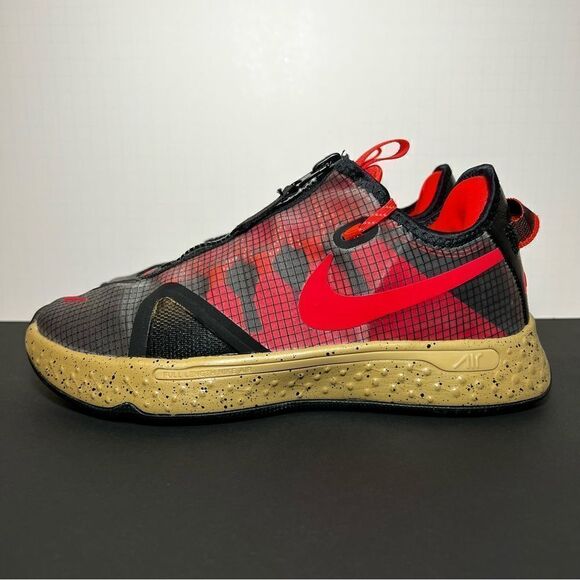 Mens NIKE PG 4 PCG Multicolor Zipper & Lace Sneakers / Size 8.5 - Picture 5 of 11